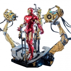 Preorder - Hottoys - QS021 - 1/4th scale Iron Man Mark IV Collectible Figure with Suit-Up Gantry