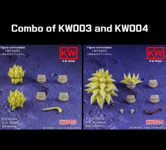 【2024-05-14】Preorder - KW Studio KW003 SHF Super 1 super 2 + KW004 SHF Super 3 Goku Accessories Pack set