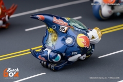【2024-07-29】Preorder - Earnestcore Craft Dynastes Unproportional Red Bull Beetle Racing Team Transparent Blue Color