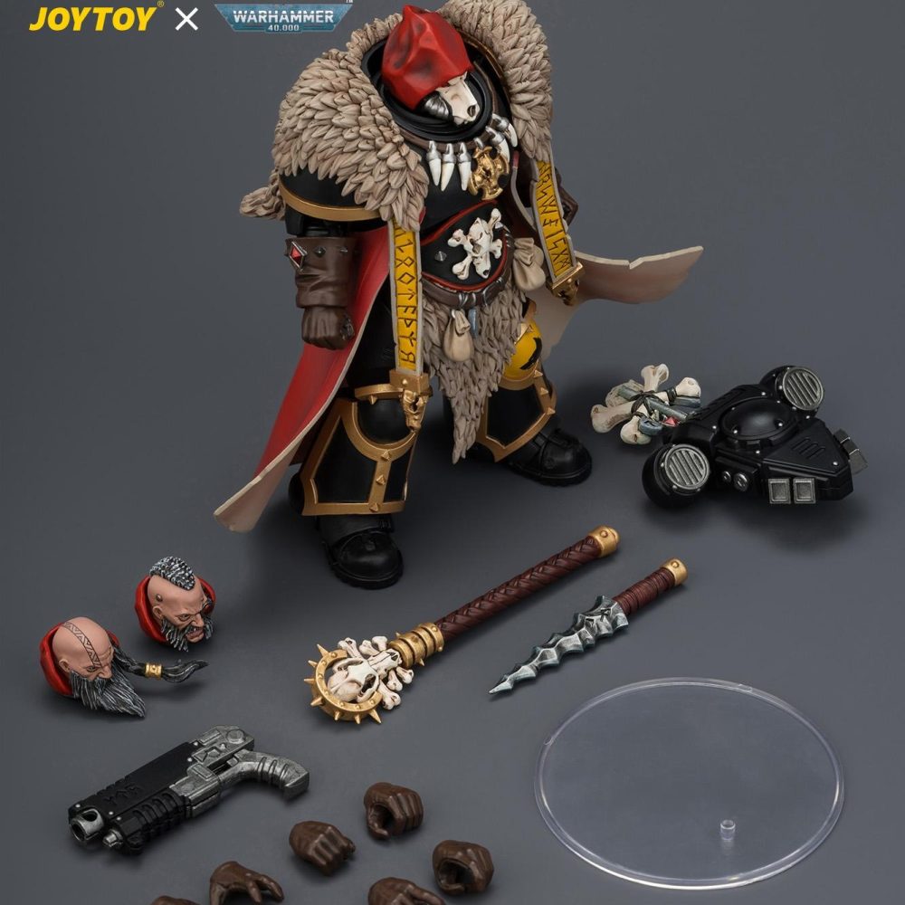JOYTOY JT04766 1/18 Warhammer40k Space Wolves Wolf Priest with