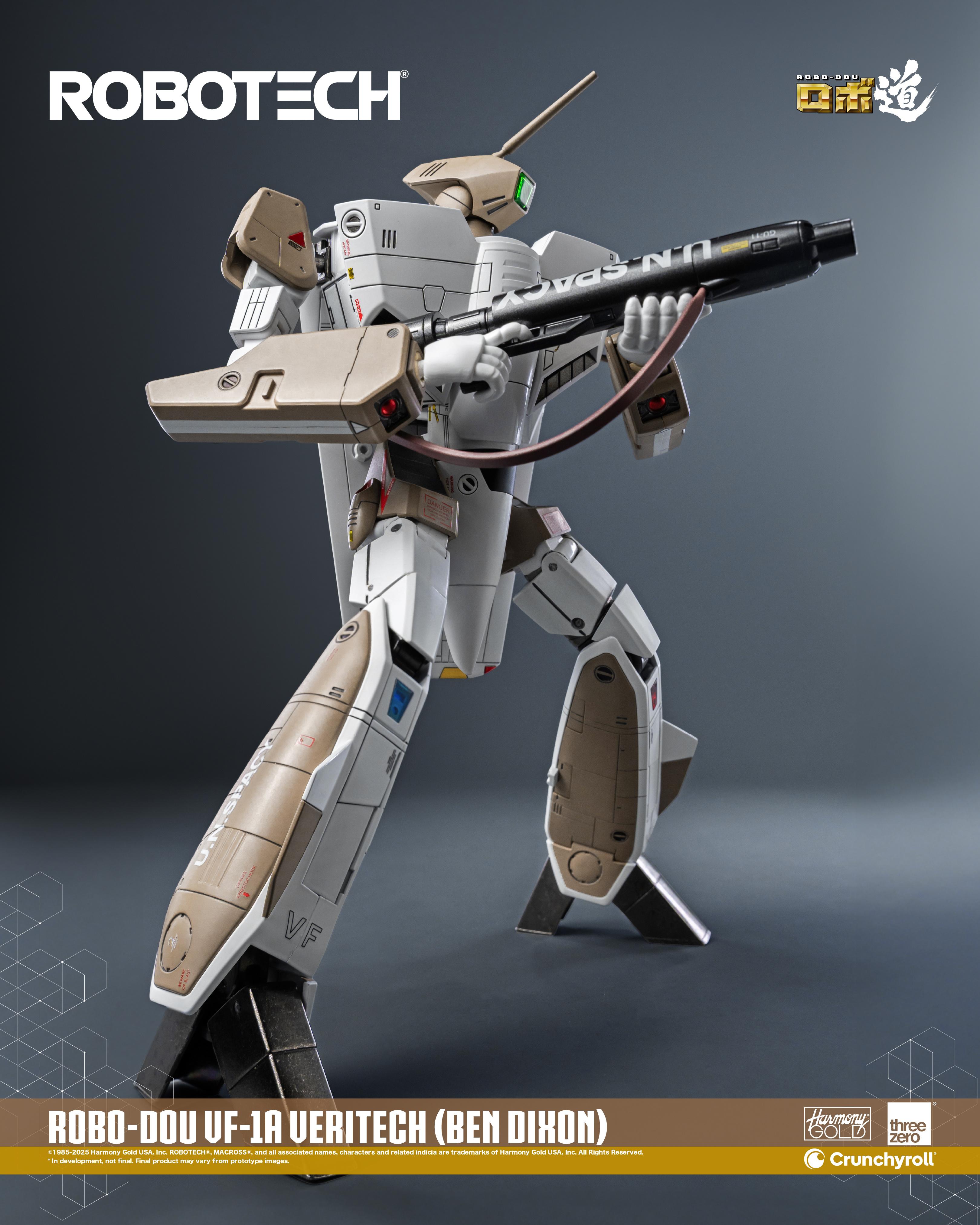 Threezero 3Z0306 ROBOTECH ROBO-DOU ROBOTECH VF‐1A Veritech Ben Dixon